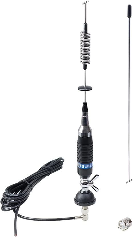 Antenne radio voiture PNI S75CAB – Montage sur câble – Fiche PL