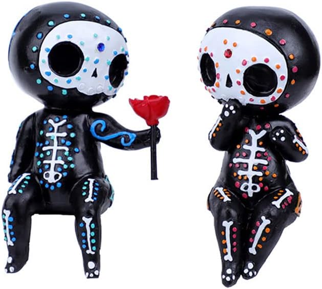 BDHI - Figurine Crâne - Peint à la Main - Décoration Intérieure/Extérieure – €5,84
