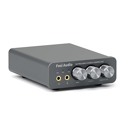 Amplis casques Fosi Audio K5 Pro – USB C DAC HiFi – Gaming