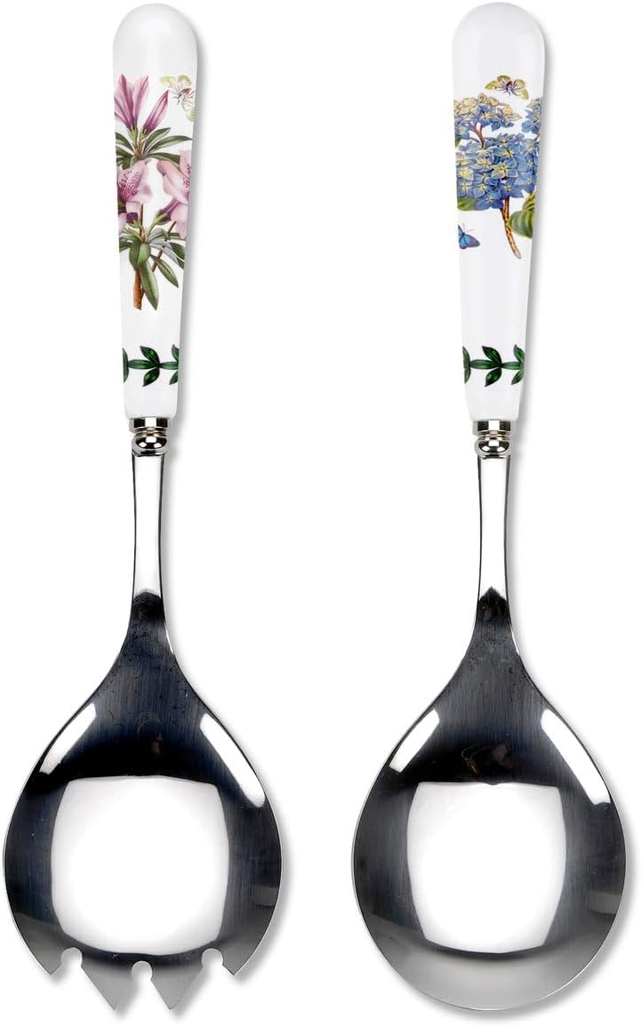 Portmeirion - Couverts à Salade - Porcelaine - Multicolore – €11,69