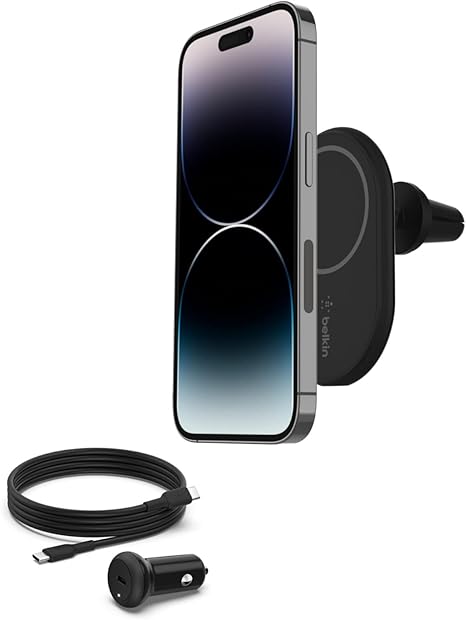 Chargeur sans fil pour automobile Belkin – Magnétique – Compatible MagSafe