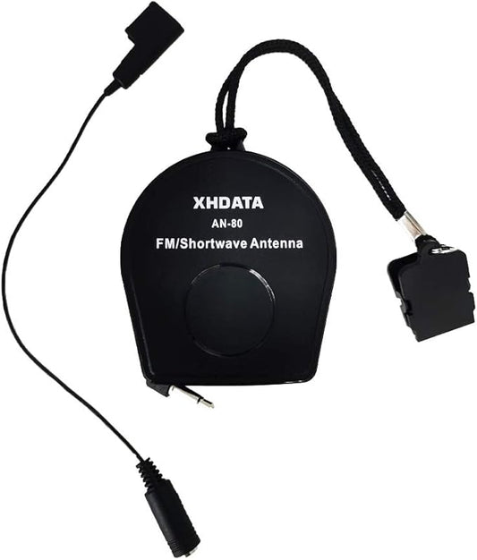 Antenne Radio XHDATA AN-80 – Amplificateur de Signal – 7m Noir