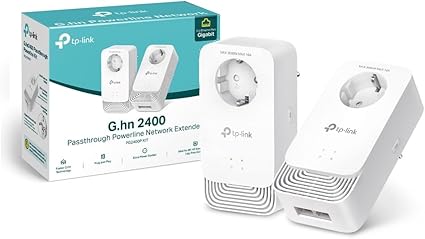 CPL TP-Link Kit G.hn2400 – 2+2 Ports Gigabit – Prise Intégrée