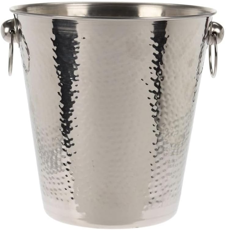 GEEZY - Seau à Glace Inox - Finition Martelée - Poignées Robustas – €5,82
