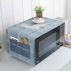 Xinchenglove - Housse Micro-ondes - Coton et Lin - Anti-Poussière – €23,39