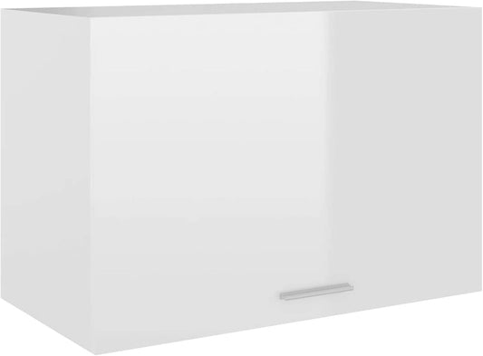 Gecheer - Armoire Murale - Rangement Flottant - Blanc Brillant – €34,99
