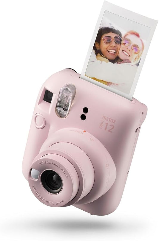 Appareil photo instantané INSTAX Mini 12 – Rose Fleuri – Objectif Selfie