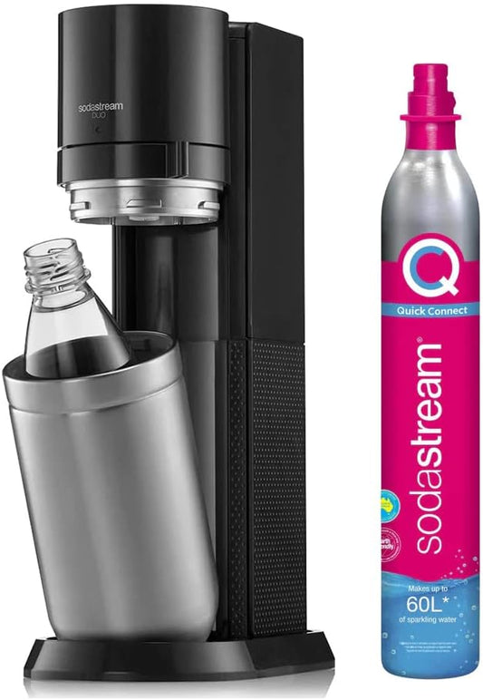 SodaStream - Machine à Eau Pétillante - Duo - Bouteille Verre et Plastique – €51,35