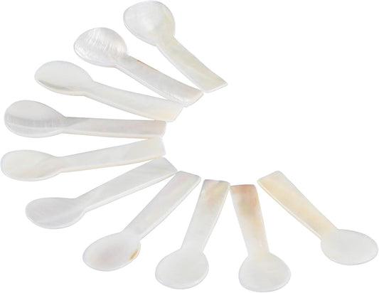 BIMUYI - Cuillères en Nacre - Lot de 10 - 7.1cm – €19,49