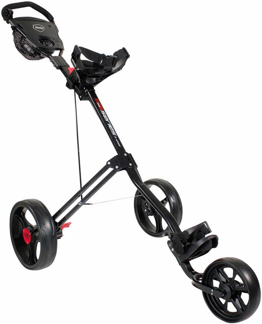 Masters - Chariot de Golf 3 Roues - Système Quick-Lok - Hauteur Réglable – €70,99