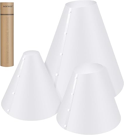 Boîtes de lumière NEEWER Pack de 3 Cônes Lumineux – Diffuseur Réflecteur Amélioré