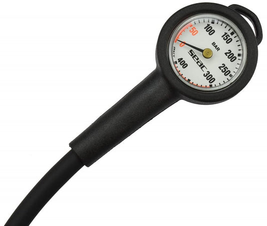 SEAC - Manomètre de Plongée - Échelle 0-400 Bar - Couleur Noire – €66,99