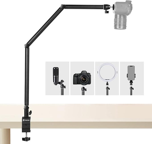Support d'appareil photo TARION TKB01 – Bras articulé 360° – Aluminium robuste