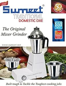 Sumeet - Grinder Wet Spice - Fast Heat Dissipation – €88,99