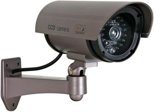 Caméra factice LED résistante aux intempéries, installation facile