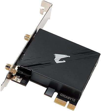 Carte réseau GIGABYTE GC-WBAX210 – Wi-Fi 6E + Bluetooth 5.2 – Noir
