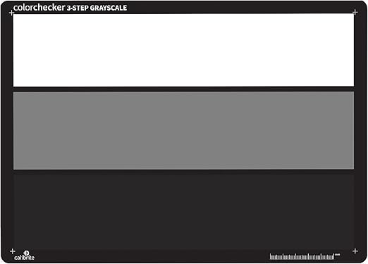 Graphique d'étalonnage couleur Calibrite 3-Step Grayscale