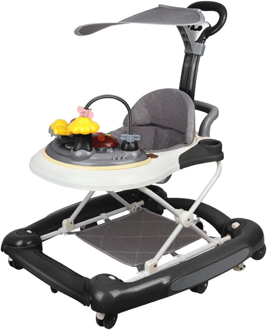 Belfoyer - Marcheur Bébé Pliable - 5 Hauteurs Réglables - Tablette Amovible – €45,99
