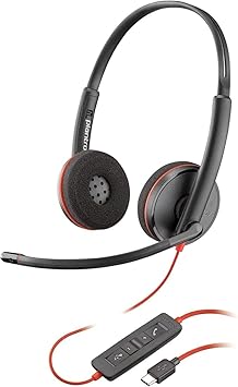 Micro casques PC Poly Blackwire 3220 – Microphone antibruit – USB-C