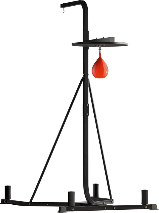 HOMCOM - Station de Boxe - Support 2-en-1 - Hauteur Réglable – €106,99