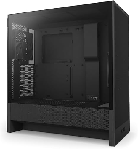 Boîtier PC NZXT H5 Flow – Moyen Tour ATX – Noir