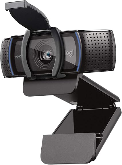 Webcam Logitech C920s HD Pro – Full HD 1080p, Audio Clair