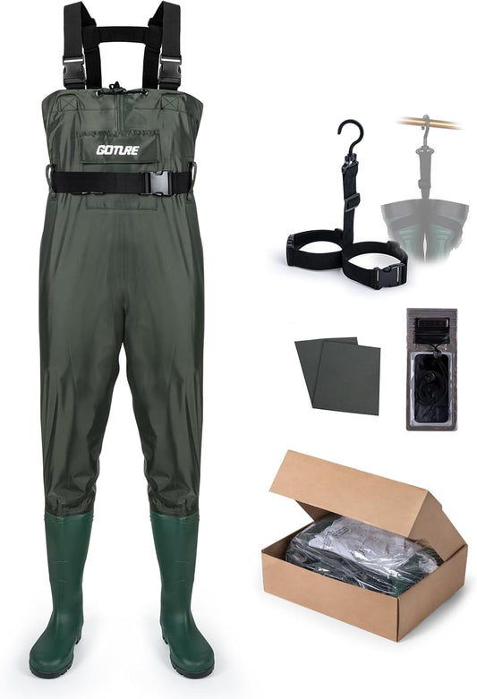 Goture - Waders Étanches - Nylon/PVC - Bretelles Réglables – €33,99