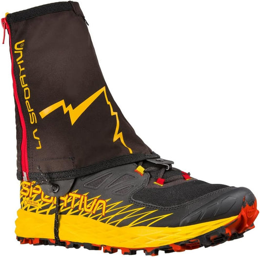 La Sportiva - Guêtre de Course Hiver - Unisexe - Noir/Jaune – €95,99