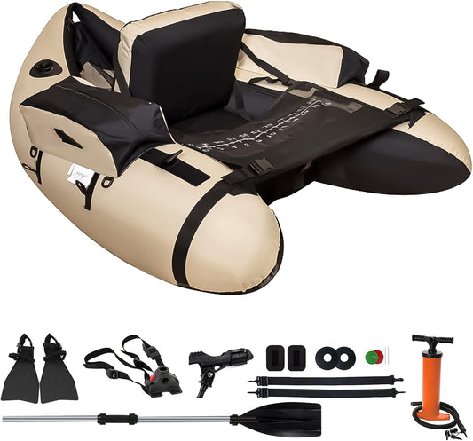 byhsports - Float Tube de Pêche - 350 LBS - Avec Pompe – €88,99
