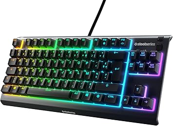 Claviers gaming SteelSeries Apex 3 TKL – Compact – RVB