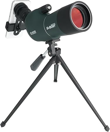 Longue-vue SVBONY SV28Plus – 15-45x50mm – Rouge Vin