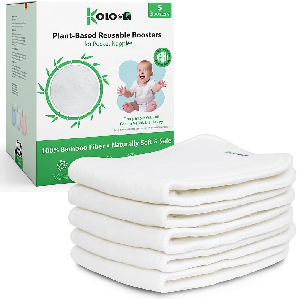 Kolo - Inserts Absorbants - 100% Bambou - Lavables et Réutilisables – €30,99