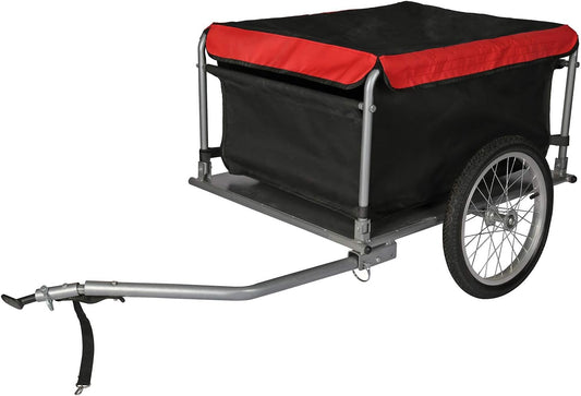 WilTec - Remorque Vélo - Barre Pliable - Attelage Rapide – €52,99