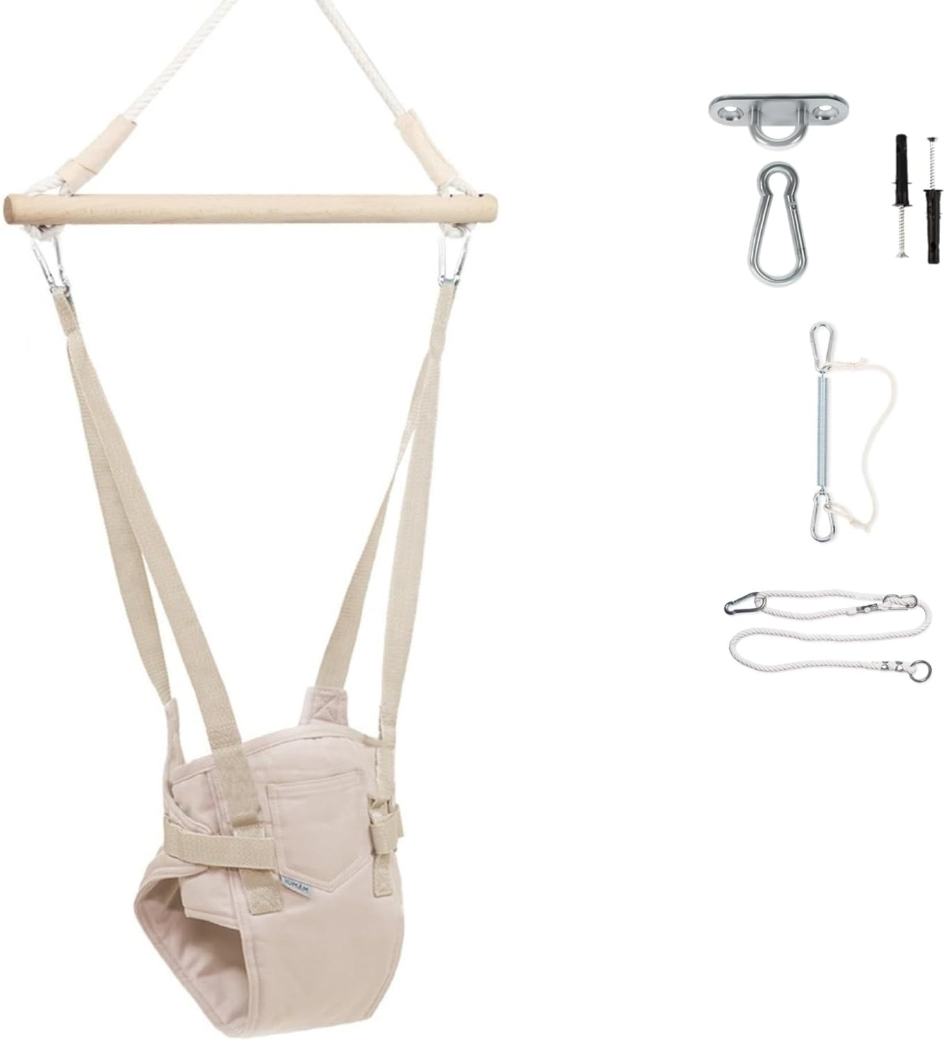 MAMOI - Balancelle Bébé Porte - Coton Hypoallergénique - Réglable en Hauteur – €42,99