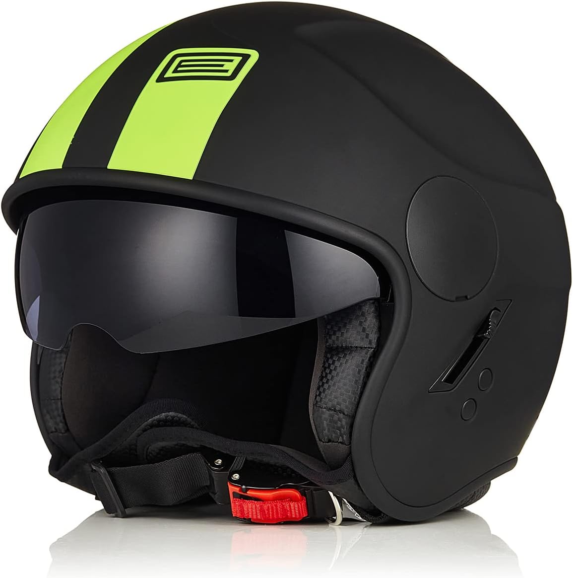 ORIGINE - Casque Jet Moto - Visière Rétractable - Jugulaire Ajustable – €50,99
