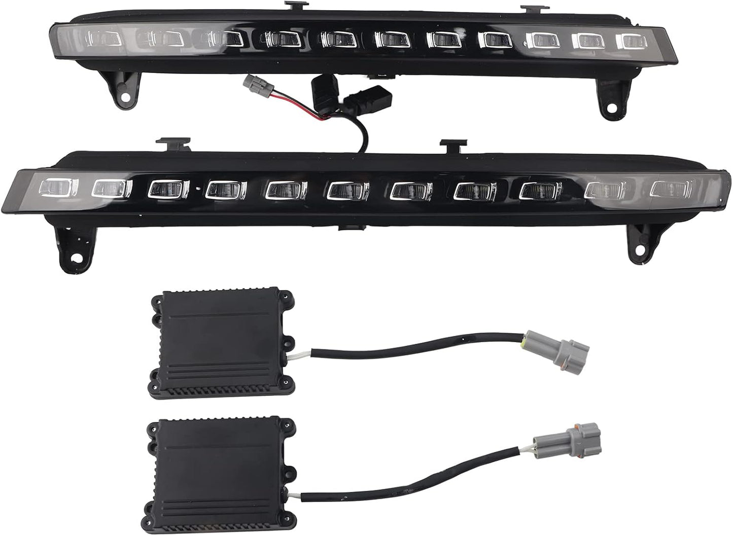 Qiilu - Lumières LED Jour - Sécurité Améliorée - Consommation Réduite – €57,99