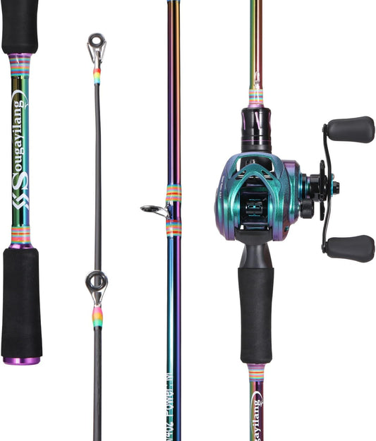 Sougayilang - Combo Pêche Spinning - Canne Légère - Moulinet Fluide – €43,99