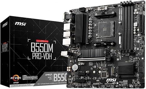 Carte mère MSI B550M Pro-VDH – AMD B550 – Micro ATX