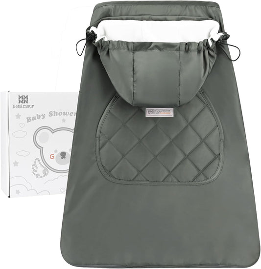 bebear - Housse Porte-Bébé Universelle - Protection Hiver - Gris – €38,99