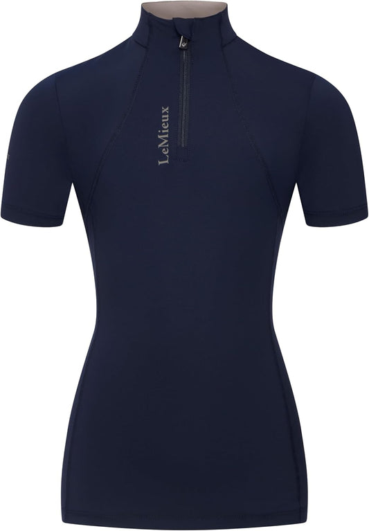 LeMieux - Base Layer Enfant - Manches Courtes - Bleu Marine – €25,99