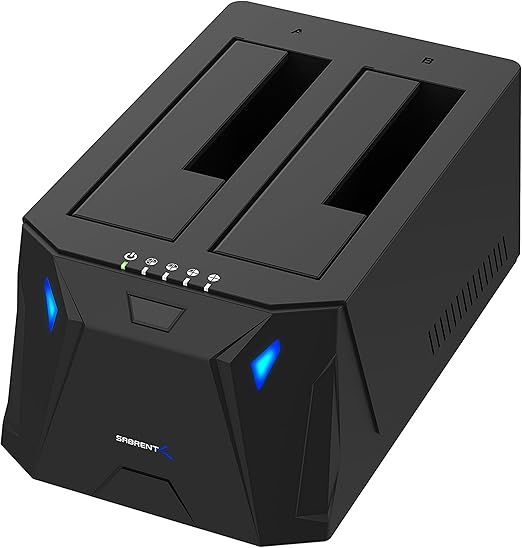 Boîtier Disque Dur Externe SABRENT USB 3.2 Clonage Hors Ligne