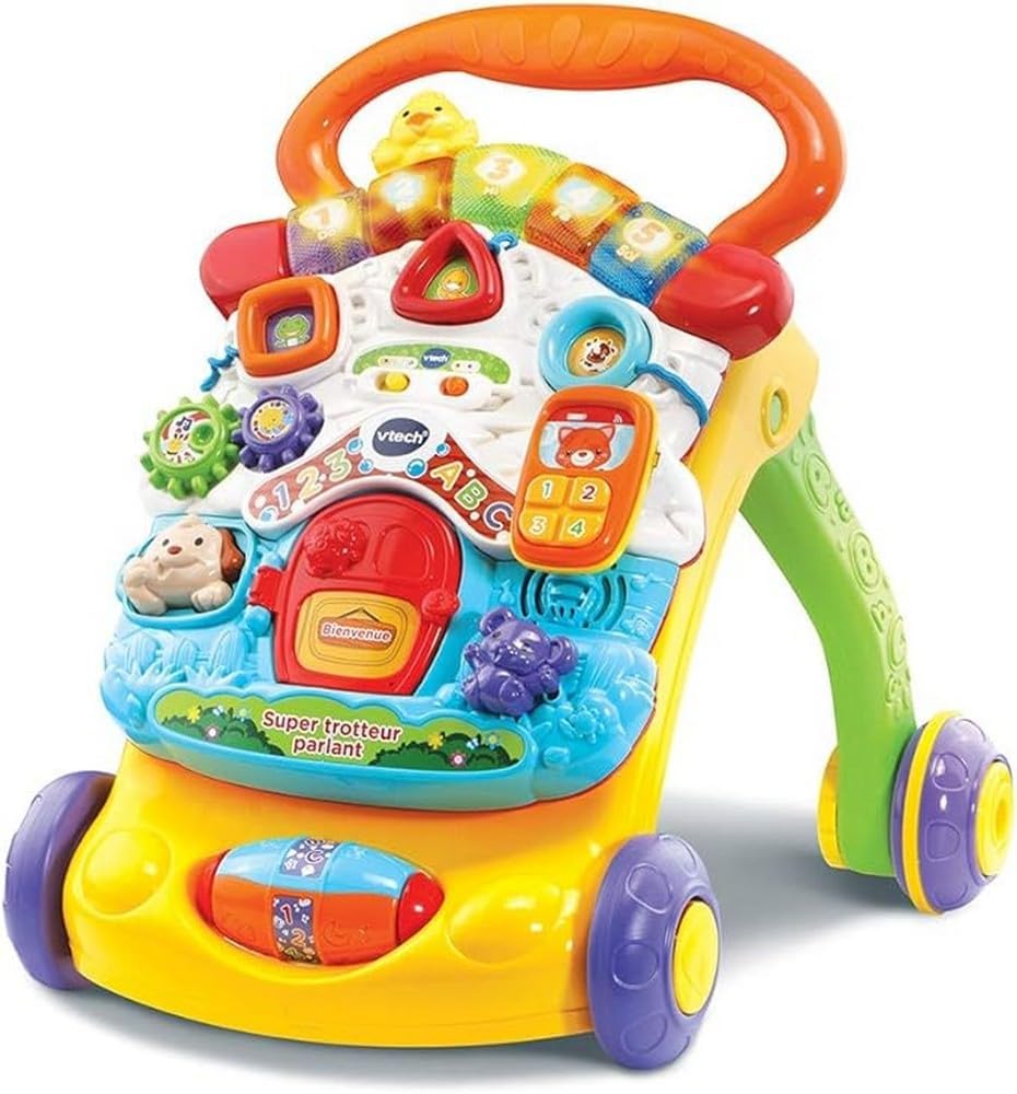 VTech - Trotteur Bébé Parlant - Pliable - Tableau Amovible – €38,99