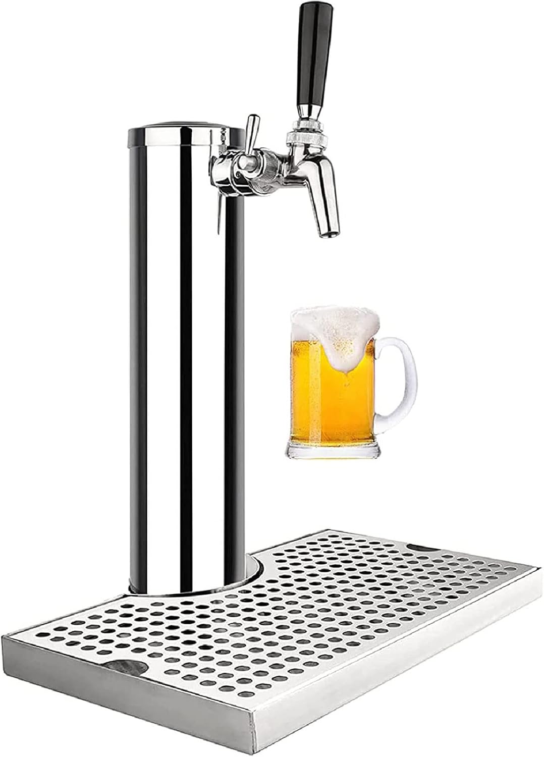 NVIVN - Kit Colonne Tireuse à Bière - Acier Inoxydable - Plateau Égouttoir – €103,47