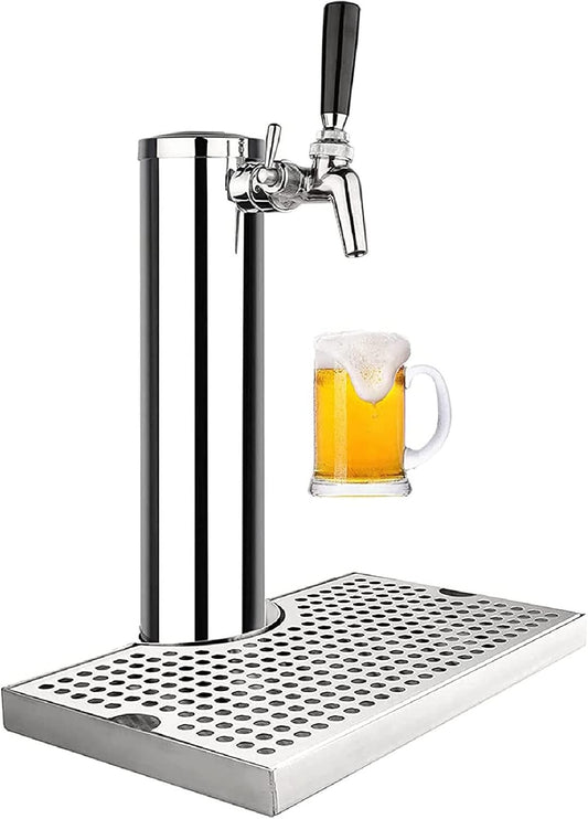 NVIVN - Kit Colonne Tireuse à Bière - Acier Inoxydable - Plateau Égouttoir – €103,47