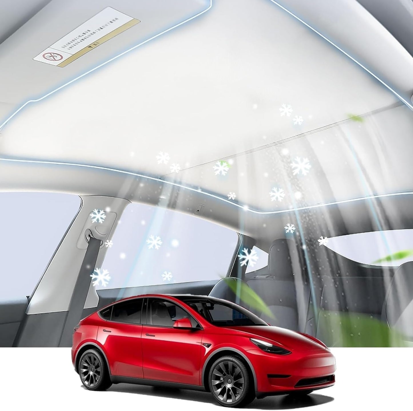 LIROPAU - Pare-Soleil de Toit - Protection UV - Compatible Tesla Model 3 – €31,99