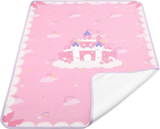 Landofgenie - Tapis de Change Imperméable - Candy Castle - Lavable – €25,99