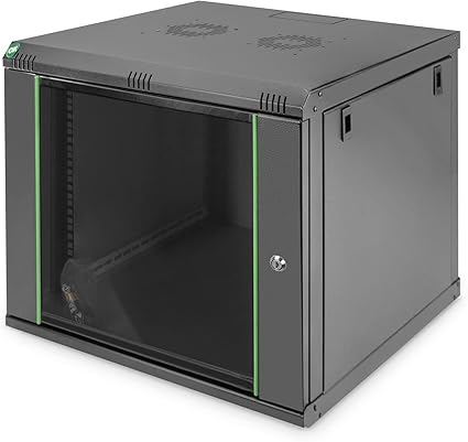 Rack pour ordinateur et serveur DIGITUS DN-19 09-U-EC-SW – Noir – 9 UH
