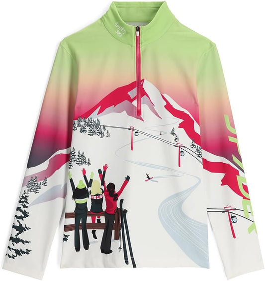 Spyder - Chemise à col zippé - Fille - Sunset – €32,99
