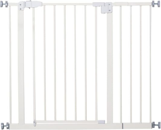 PawHut - Barrière de Sécurité Chien - Fermeture Automatique - Double Verrouillage – €36,99