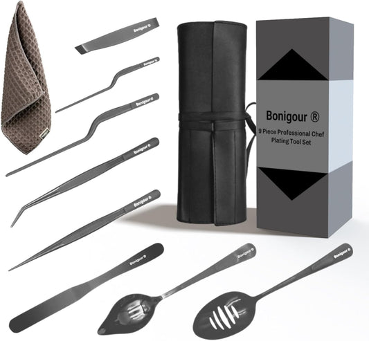 Bonigour - Kit d'Outils de Dressage - Acier Inoxydable - 9 Pièces – €32,49